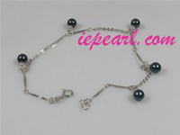 5.5-6mm AA black akoya pearl bracelet on sale