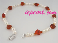 6.5-7 unique Baroque akoya pearl necklace