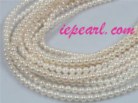 5-5.5mm white akoya pearl strands from AAA+ to B grades