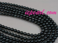 16inch 5.5-6mm AA black Akoya pearl strands