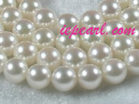 16-inch 7-7.5mm AAA+ white Akoya pearl strands