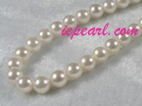16-inch 6.5-7mm A+ white Akoya pearl strands