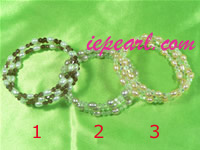6-7mm freshwater pearl bracelet with crystal beads wholesale