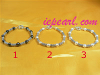 7-8mm Antique potato pearl bracelet in wholesale