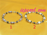7-8mm rice shape freshwater pearl bracelet wholesale online