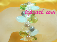Handcraft 5-6mm white freshwater pearl bracelet wholesale