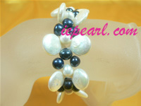 12mm white coin freshwater pearl bracelet wholesale online