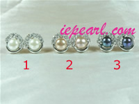 7-7.5mm freshwater pearl earring in low price