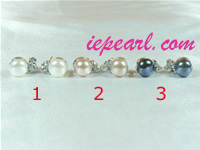 wholesale 8-8.5mm freshwater pearl stud earring