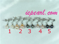 5*7mm cultured pearl earrings wholesale