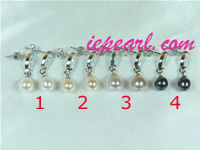 6*7mm cultured pearl earrings wholesale