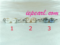 wholesale 7-8mm bread cultured pearl earrings