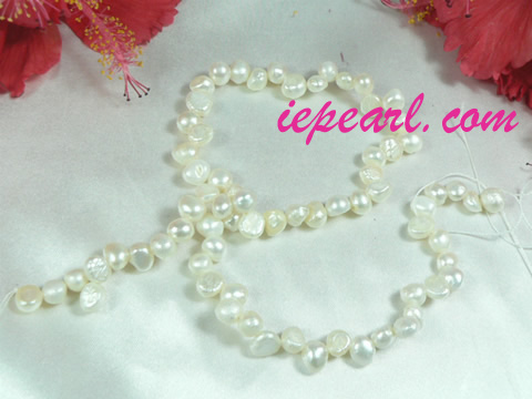 wholesale 7-8mm top drilled nugget freshwater pearl strand onlin