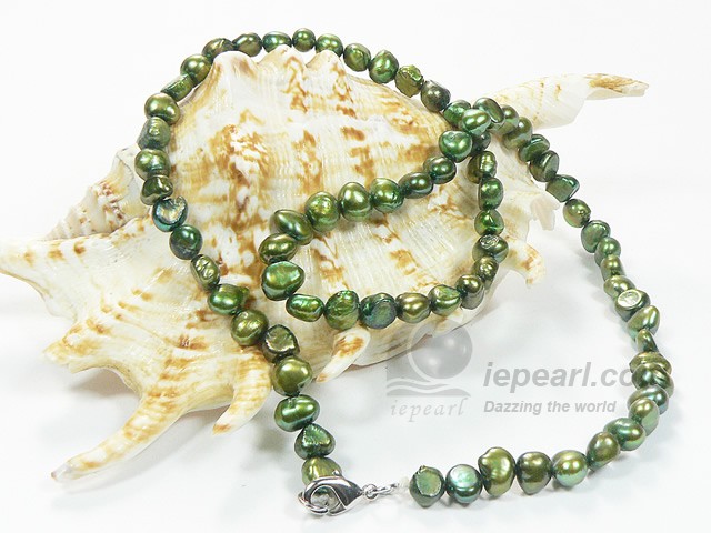 6-7mm different colors cultured pearl necklace