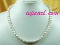 8-9mm round cultured pearl necklace wholesale online