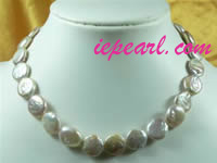 12mm coin purple freshwater pearl necklace discount