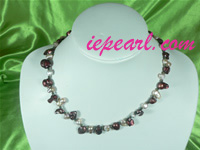 copper blister shape freshwater pearl necklace wholesale
