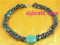 side drilled freshwater pearl necklace wholesale online