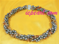 four strands twisted pearl necklace wholesale online