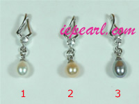 6*8mm freshwater pearl pendant with 18K GP wholesale
