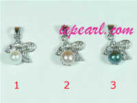 7.5-8mm freshwater pearl pendant in wholesale price