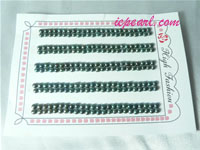 peacock blue 3-3.5mm loose bread freshwater pearl beads