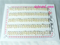 ivory white 3.5-4mm loose bread freshwater pearl beads