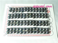 peacock blue 6.5-7mm loose bread freshwater pearl beads