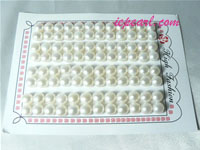 ivory white 7-7.5mm loose bread freshwater pearl beads