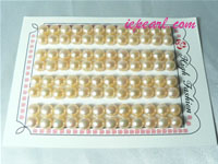 pink 7-7.5mm loose bread freshwater pearl beads