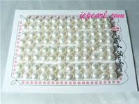 ivory white 7.5-8mm loose bread freshwater pearl beads