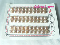 purple 8-8.5mm loose bread freshwater pearl beads