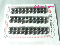 black 8-8.5mm loose bread freshwater pearl beads