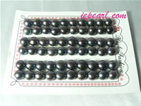 dark wine red 9-9.5mm loose bread freshwater pearl beads