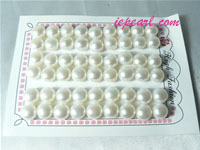 ivory white 10-10.5mm loose bread freshwater pearl beads