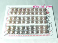 purple 10-10.5mm loose bread freshwater pearl beads