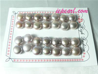 purple 12-12.5mm loose bread freshwater pearl beads