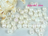 per 100pcs ivory white 6-7mm drop shaped loose pearl beads