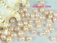 per 100pcs dark pink 6-7mm drop shaped loose pearl beads
