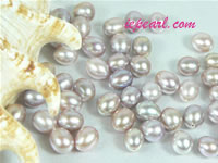 per 100pcs dark purple 6-7mm drop shaped loose pearl beads