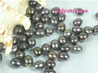 per 100pcs wine red 6-7mm drop shaped loose pearl beads