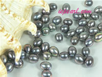 per 100pcs dark purple red 6-7mm drop shaped loose pearl beads