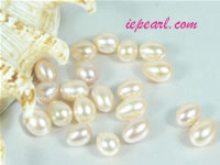 per 100pcs light pink 7-8mm drop shaped loose pearl beads