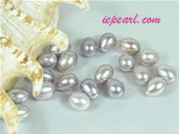 per 100pcs dark purple 7-8mm drop shaped loose pearl beads