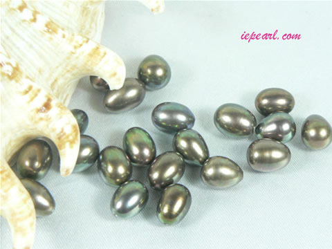 per 100pcs wine red 7-8mm drop shaped loose pearl beads