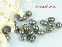 per 100pcs wine red 7-8mm drop shaped loose pearl beads
