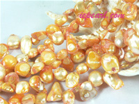 orange blister freshwater pearl strand