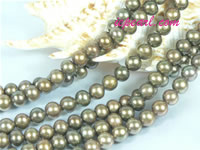coffee 7-8mm potato freshwater pearl strand