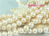 pink 9-10mm potato freshwater pearl strand