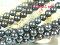 blck 9-10mm potato freshwater pearl strand